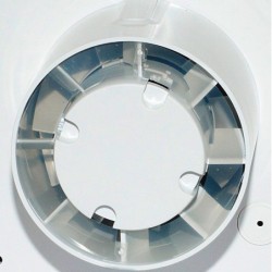 Wentylator łazienkowy cichy Silent Design 100 CHZ - Higrostat. Biały