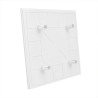 Wentylator łazienkowy Awenta Silent średnica 100 mm 26 db Standard Białe szkło matowe
